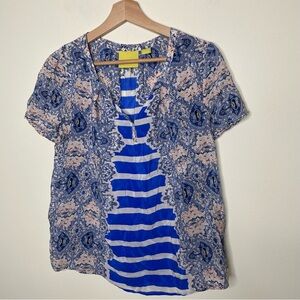 Anthropologie Maeve Silk Top medium